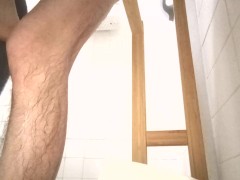 ✊🍄💦Male masturbation: I cum after showering💦