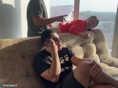 I FUCK THE DAUGHTER OF A BLIND MAN NEXT TO HIM, SEMEN FALLS ON HIM AND HE THOUGHT IT WAS CREAM