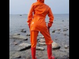 OnlyFans teaser - Latex rainwear adventures!