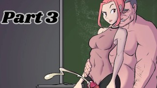 Дрочка ногами, дрочка бедрами и групповуха / Бордель королевы - часть 3