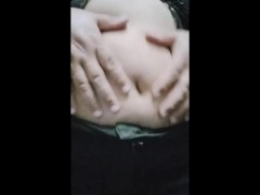 Belly button poking standing - Screenshot 5 of 16 - Belly Button Fetish