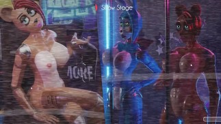 Пять ночей в аниме 3D первый ночной смена полный порно геймплей