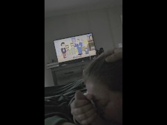 Cumwhore doing her job