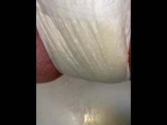 Drenching my diaper for you - Screenshot 8 of 16 - Girl Peeing