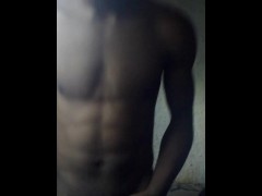 Do you like Big black Cock?? (Must watch Jerking Porn) Watch me Rub my dick