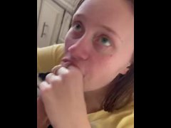 You like the way I blow daddy?