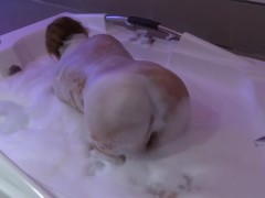 I love having sex in the jacuzzi, my husband's friends know it and they please me