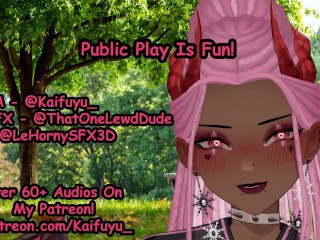 Femboy gives you Head in a Public Park! (Erotic Audio)