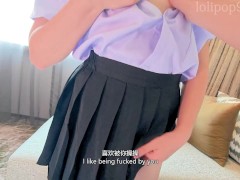 Hookup with Exchange Student Fucked in Uniform- 制服诱惑约炮反差留学生