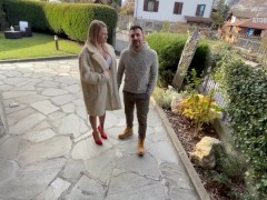 Christmas Gift: A Huge Cock in My Pussy While My Husband Films