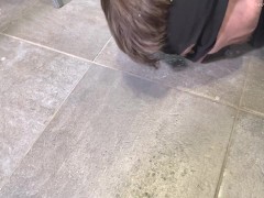 Amazing! I'm beating this rag, this disobedient bastard! Slap in the face spit trample