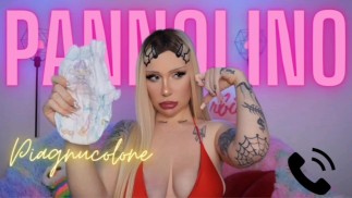 Pannolino piagnucolone - dialoghi in italiano - joi - ABDL - umiliazione - femdom pov