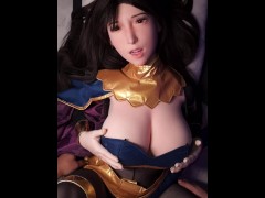 Tifa Lockhart in Crossover Cosplay Fire Emblem Tharja ✨