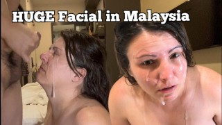 RIESIGE GESICHTSBEHANDLUNG & Feuchte Muschi mit Blowjob in Malaysia