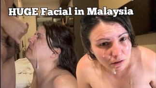 马来西亚 巨乳 和 湿润 阴户 口交