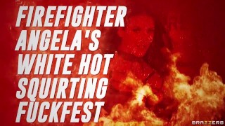Firefighter Angela's White Hot Squirting Fuckfest Angela White  Brazzers
