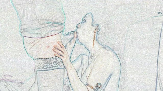Sexy drawing animation Crossdresser fuck shemale.