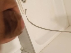 Quick wank in the bathroom