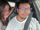 Sexy big ass woman masturbates in Uber, part 1