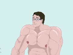 TOO MANY BULKY BARS - Muscle Growth Animation