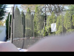 Bouncing on Trampoline - Screenshot 1 of 16 - Naked In Public