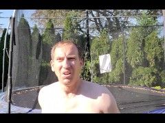 Bouncing on Trampoline - Screenshot 16 of 16 - Naked In Public