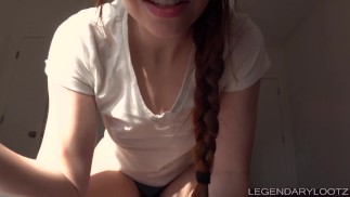 Step mom catches you sniffing her panties and helps you cum with her milky mommy tits