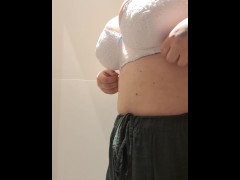 Trying on bras in a public fitting room - Screenshot 7 of 16 - Fitting Room