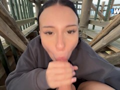 Did They Notice?! Public Park Sex Was Almost Caught
