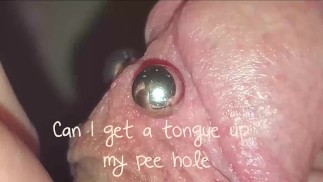 Beautiful Frenum Cock "Extreme Close Up"