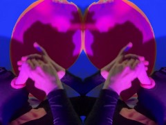 Felt Kinky Wearing A Mask While Sucking and Jerking Off A Squirting Penis Dong.