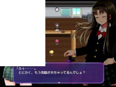 【#08洗○学園 ~呪人の壺~(体験版)実況】巨乳の全裸風紀委員が用務員に背後から乳揉み素股射精される。(一部アニメーションRPGエロゲ―。) 11/16