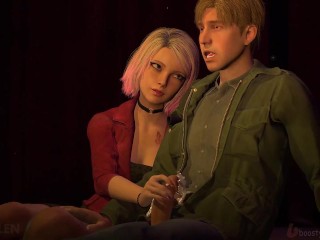 Maria облегчает боль James руками (анимация 3D 18+)