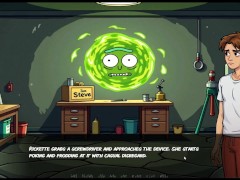 Portal Porn Demoniums [ PARODY HENTAI GAME ] Ep.3 MORTY's SISTER giving fan a BLOWJOB !