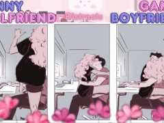 Bouncing Fuck - Bunny Girl Annoying Hot Call of Duty playing Boyfriend Under the Desk