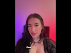 British Goth Teen JOI Dirty Talk - Screenshot 10 of 16 - Dirty Talk