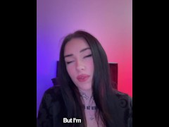 British Goth Teen JOI Dirty Talk - Screenshot 13 of 16 - Teenage