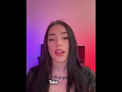 British Goth Teen JOI Dirty Talk - Screenshot 3 of 16 - Teenage