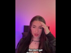 British Goth Teen JOI Dirty Talk - Screenshot 5 of 16 - Dirty Talk