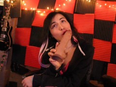 Trans Blowjob Princess Playing With Her Favorite Toy