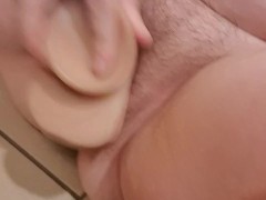 Using my dildo in the motel bathroom hiding - Screenshot 13 of 16 - Cum Dildo