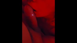 Horny latina gives boyfriend blowjob and doesn’t waste one drop of cum 😋😍