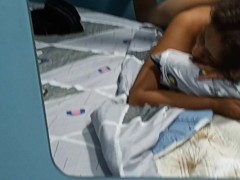 Mi madrastro bebe un vaso de viagra y me folla rico - casero real