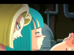 Bulma Adventure 4 - Part 3 - Bulma And Android 18 Lesbian Fingering Fun By LoveSkySan69