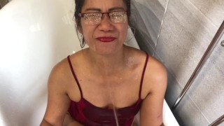 The Maid Takes A Shower