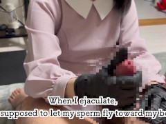 久しぶりに黒手袋使って彼ちんぽ手コキフェラした🧤 - Screenshot 13 of 16 - Amature