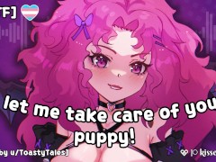 [F4TF] Making My Sweet Puppy Cum Before Bed [gentle femdom ASMR]