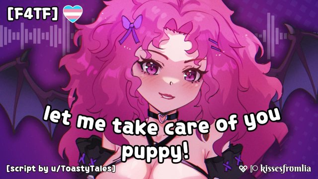 [F4TF] Making My Sweet Puppy Cum Before Bed [gentle femdom ASMR]