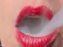 Lipstick mouth Smoking
