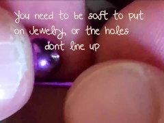 Beautiful Frenum Cock "Jewelry Changes"